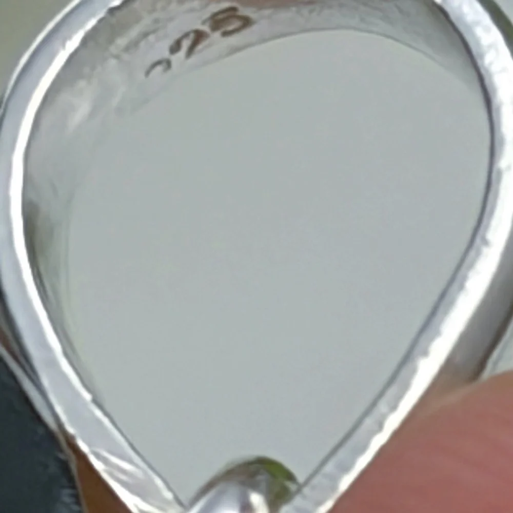 Large Pure Sterling Silver 925 Rainbow Moonstone Pendant Necklace Boho New